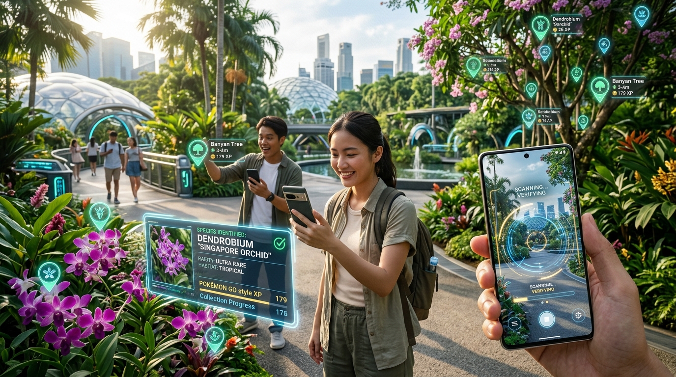 PlantGo AR Exploration in Park